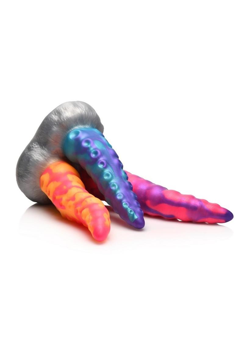 Creature Cocks Tenta- Trio Silicone Dildo - Multicolor