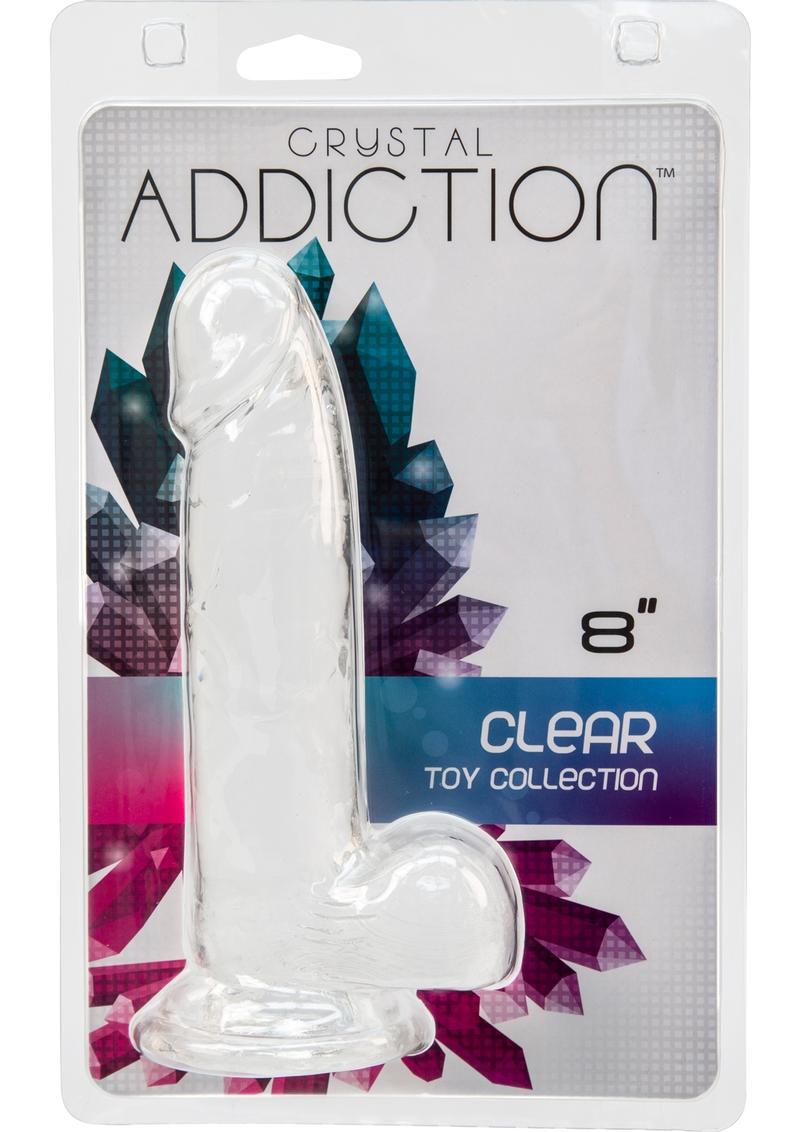 Crystal Addiction Dildo with Balls