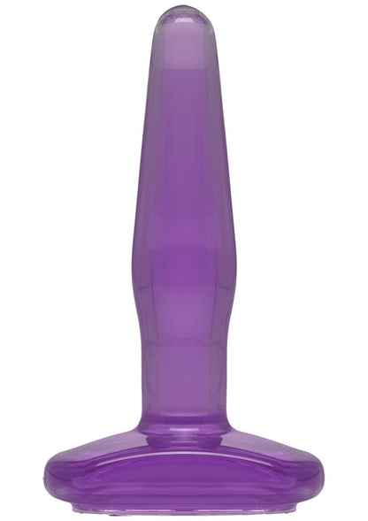 Crystal Jellies - Small Butt Plug - Purple - Small