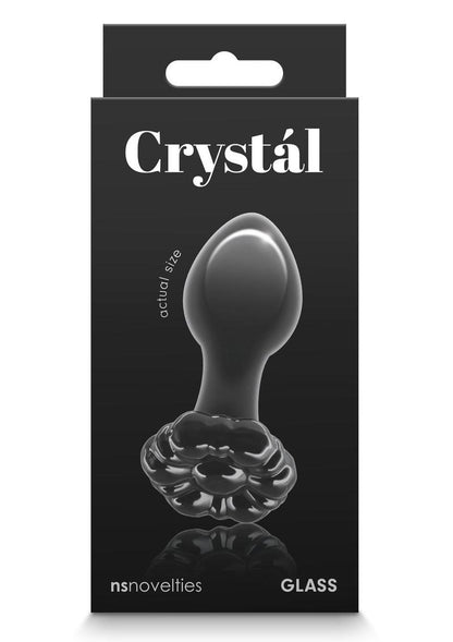 Crystal Premium Glass Flower Probe - Black