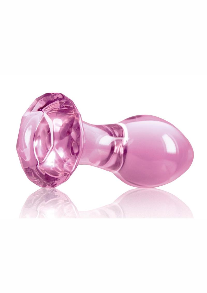 Crystal Premium Glass Gem Probe - Pink