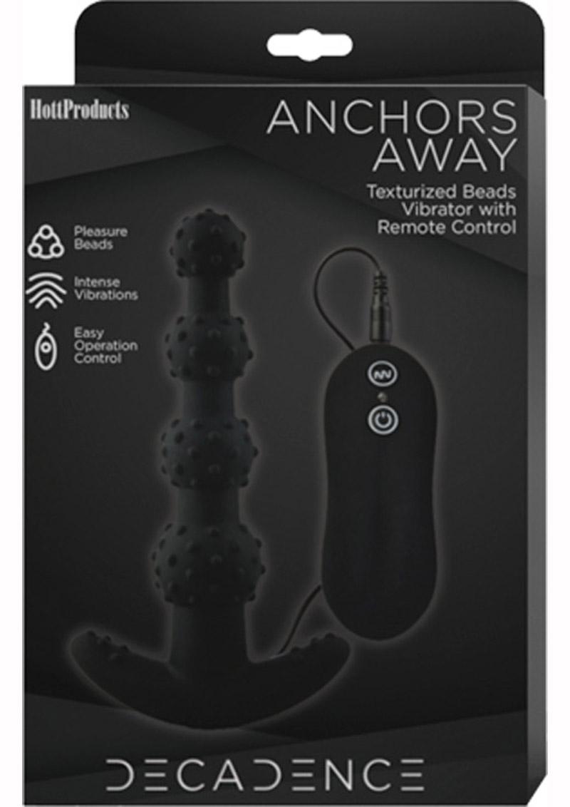 Decadence Anchors Away Silicone Vibrating Butt Plug with Remote Control