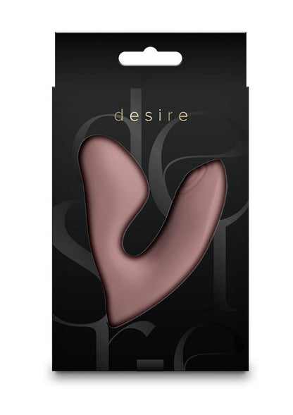 Desire Demure Rechargeable Silicone Wearable Dual Motor Vibrator with Clitoral Stimulator