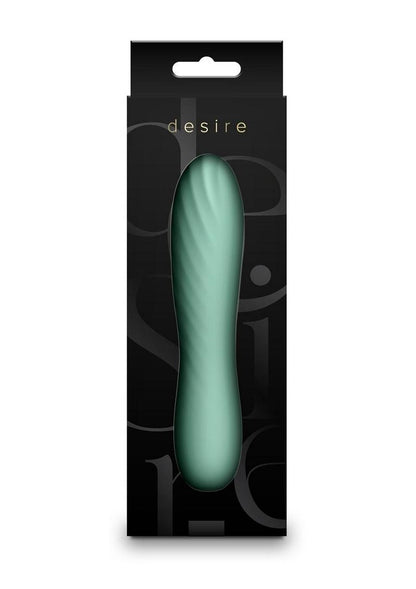 Desire Destiny Rechargeable Silicone Vibrator - Green