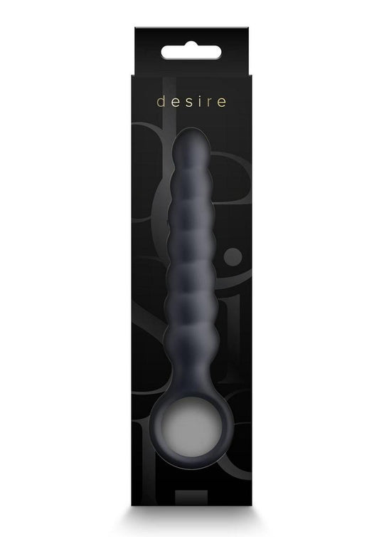 Desire Lucent Rechargeable Silicone Flexible Wand - Black