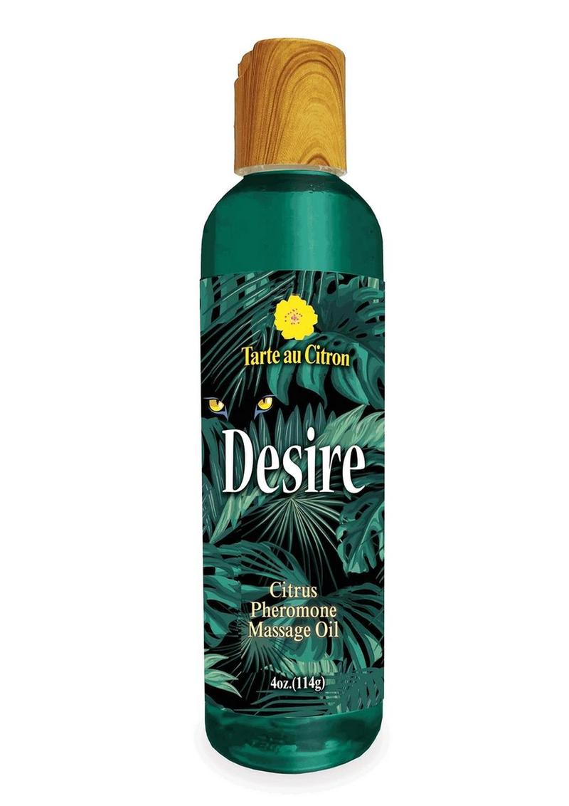 Desire Pheromone Massage Oil 4oz - Citrus