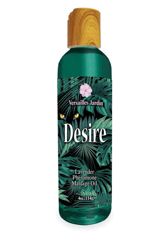 Desire Pheromone Massage Oil 4oz - Lavender