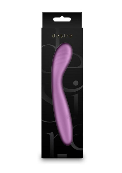 Desire Sonata Rechargeable Silicone G-Spot Vibrator - Lavender/Purple