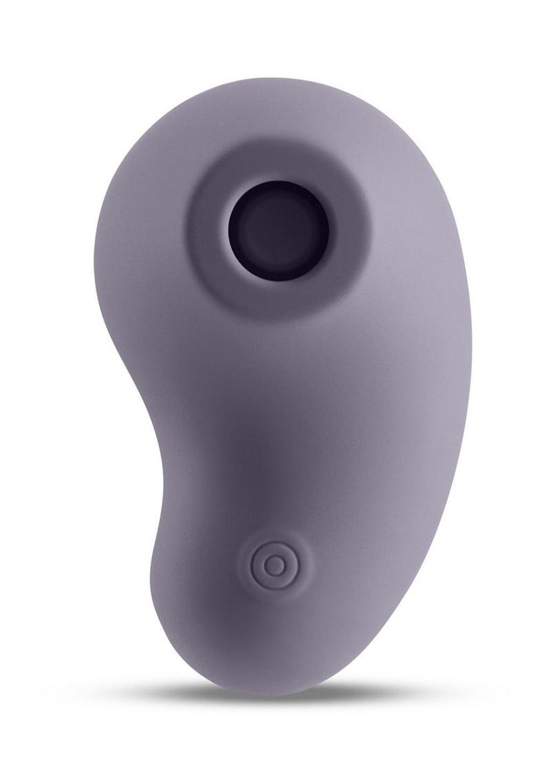 Desire Tresor Rechargeable Silicone Clitoral Stimulator - Gray/Grey