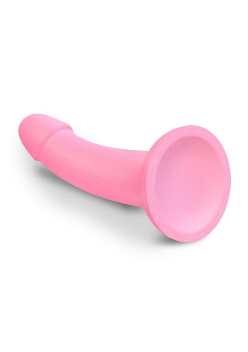 Dildolls Glitzy Silicone Dildo - Pink