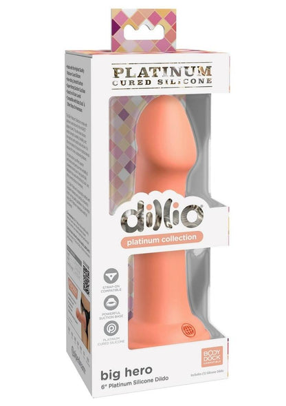 Dillio Platinum Big Hero Silicone Dildo