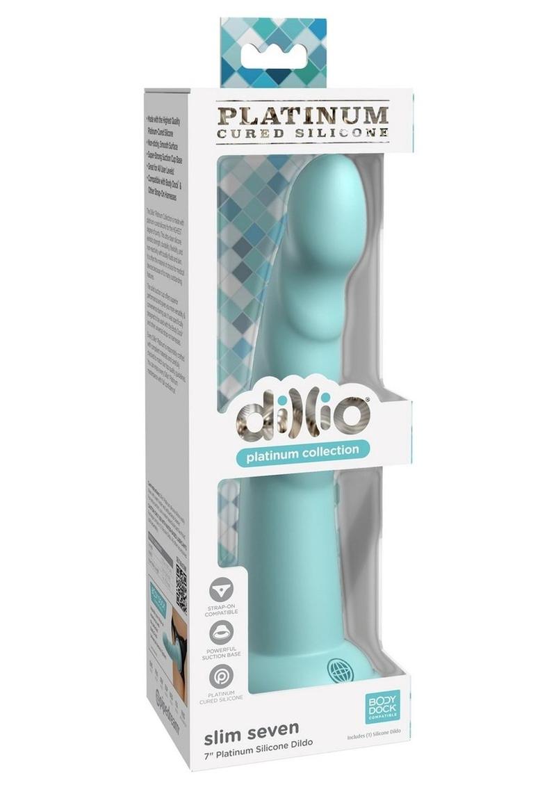 Dillio Platinum Slim Seven Silicone Dildo