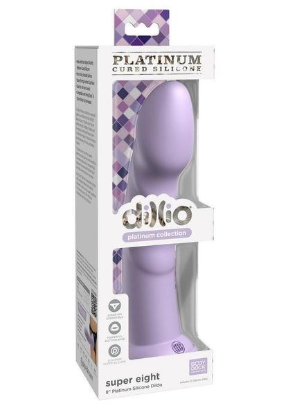 Dillio Platinum Super Eight Silicone Dildo