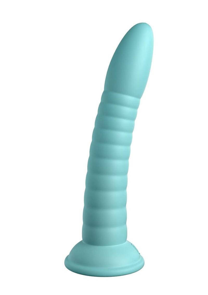 Dillio Platinum Wild Thing Silicone Dildo - Teal - 7in