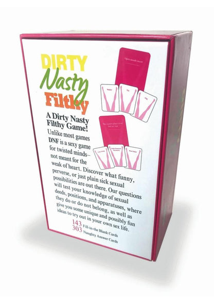 Dirty Nasty Filthy Card Game