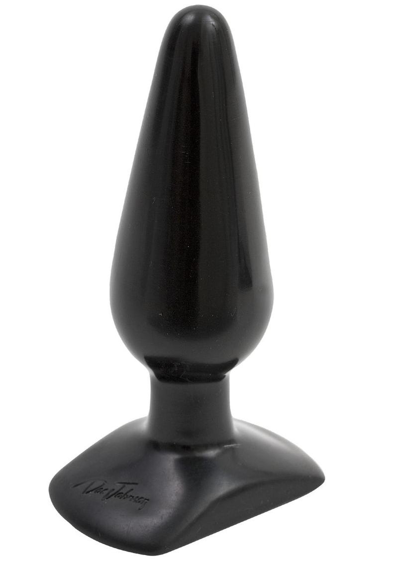 Doc Johnson Classic Butt Plug - Black - Medium