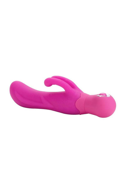 Double Dancer Silicone Rabbit Vibrator - Pink