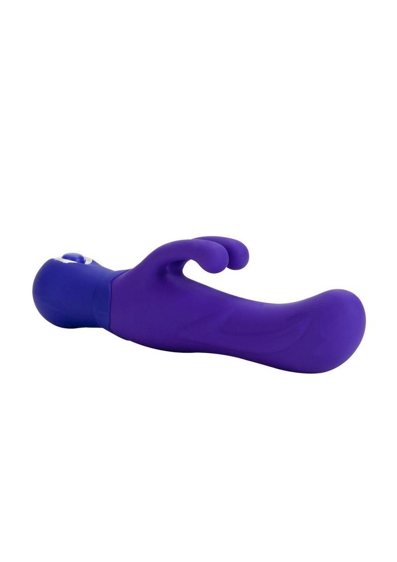 Double Dancer Silicone Rabbit Vibrator - Purple