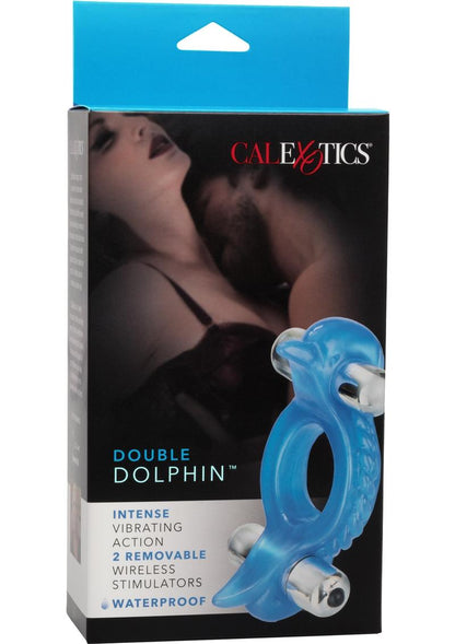 Double Dolphin Vibrating Cock Ring with Clitoral Stimulation