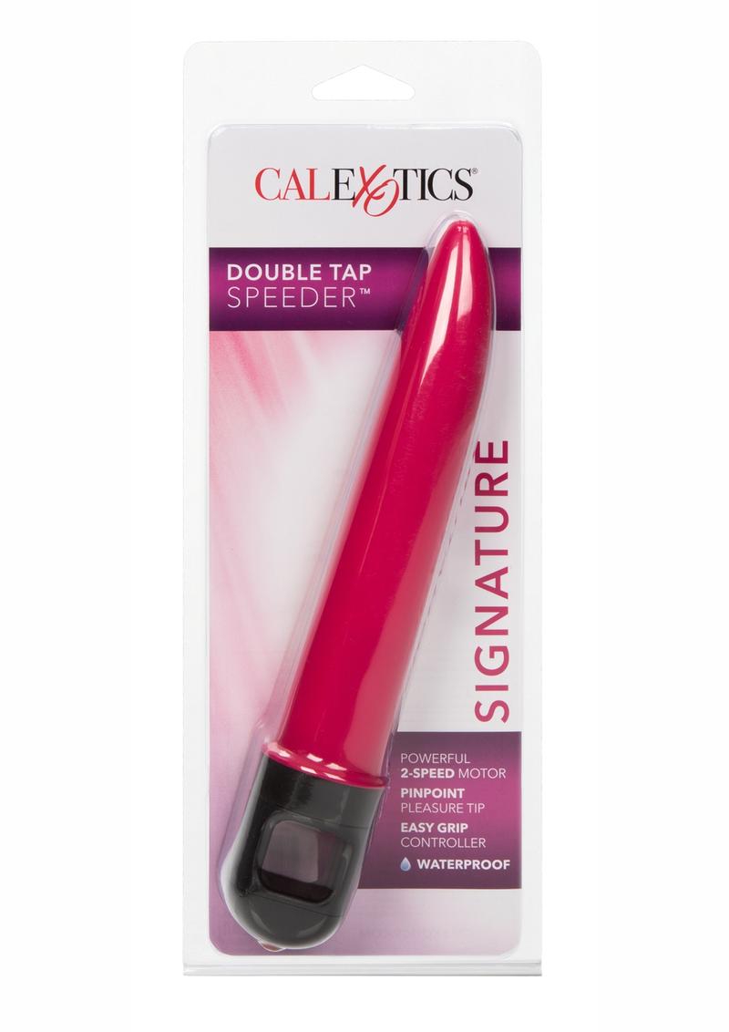 Double Tap Speeder Vibrator - Pink