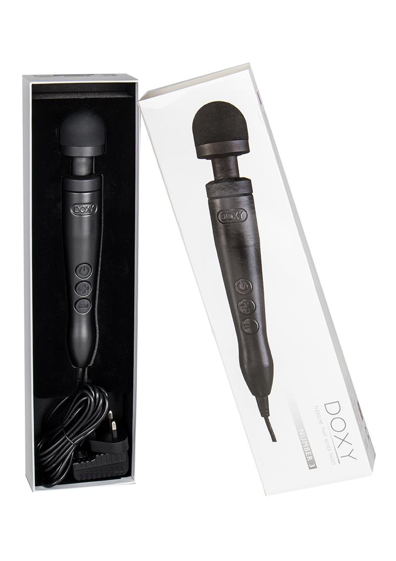 Doxy Number 3 Wand Plug-In Vibrating Body Massager