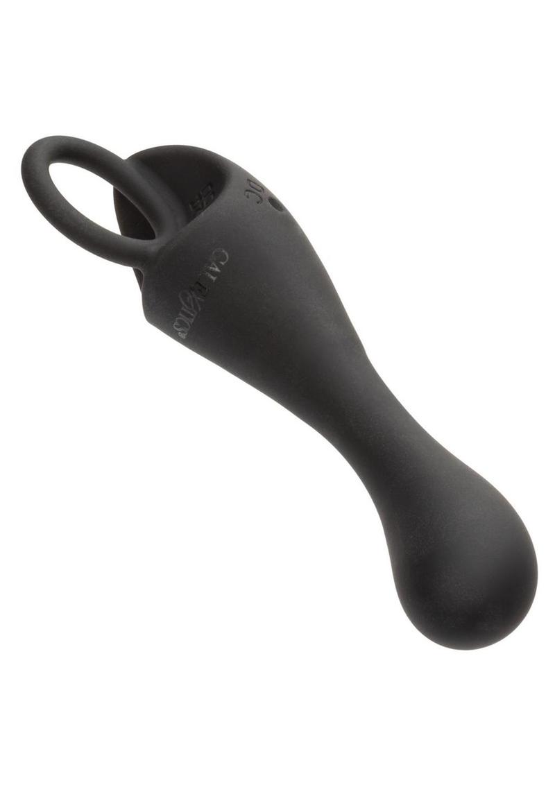 Dr. Joel Kaplan Rechargeable Silicone Prostate Locator Anal Vibrator - Black