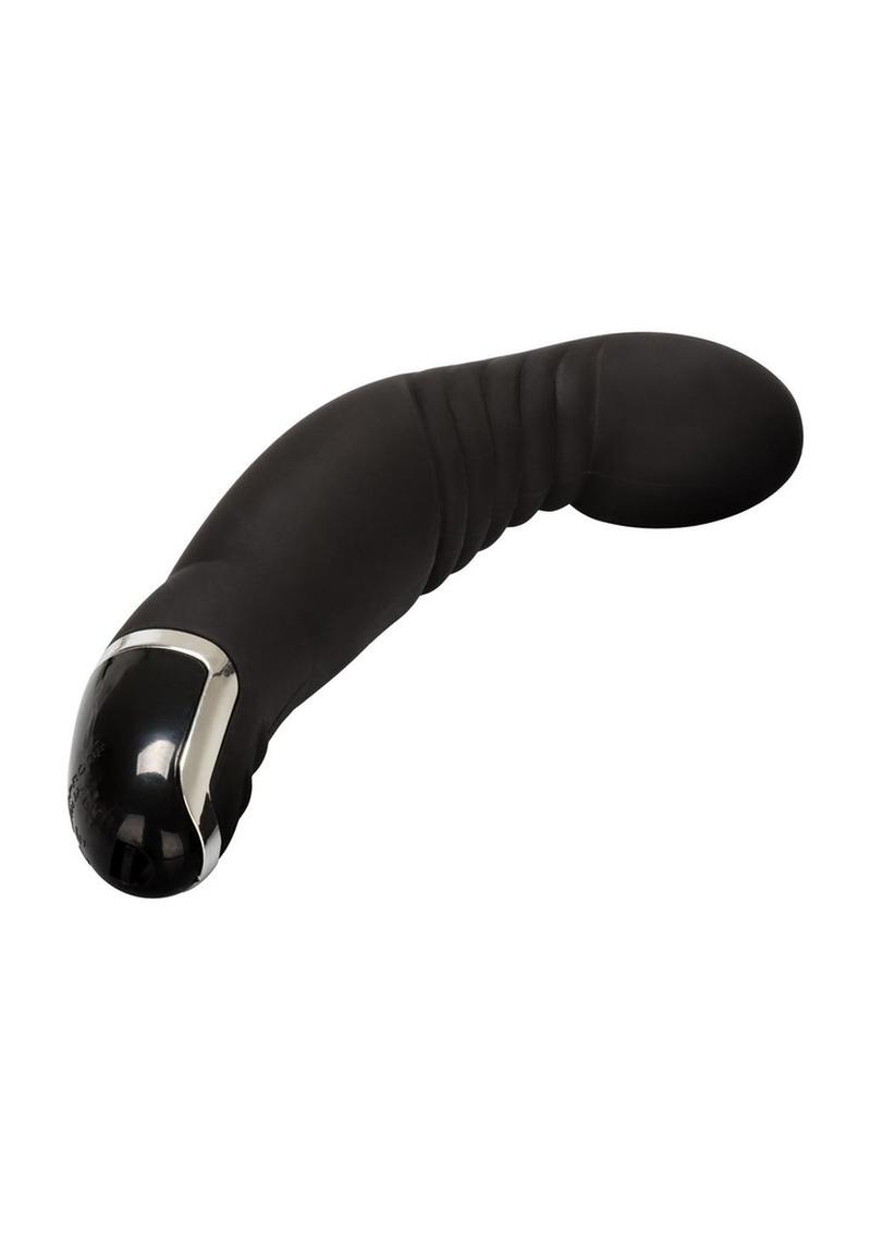 Dr. Joel Kaplan Silicone Ridged Prostate Stimulator - Black