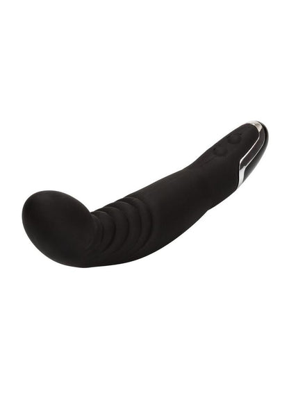 Dr. Joel Kaplan Silicone Ridged Prostate Stimulator - Black