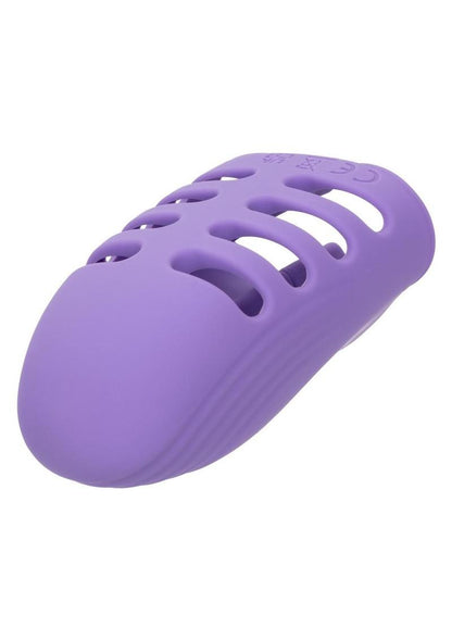 Dr. Laura Berman Rechargeable Silicone Finger Vibrator - Purple