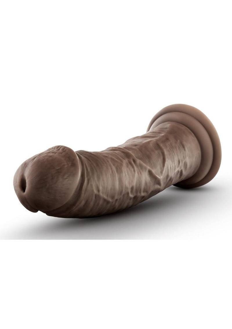 Dr. Skin Dr. Shepherd Silicone Dildo with Suction Cup - Chocolate - 8in