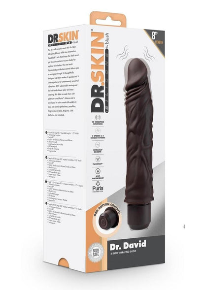 Dr. Skin Silicone Dr. David Vibrating Dildo