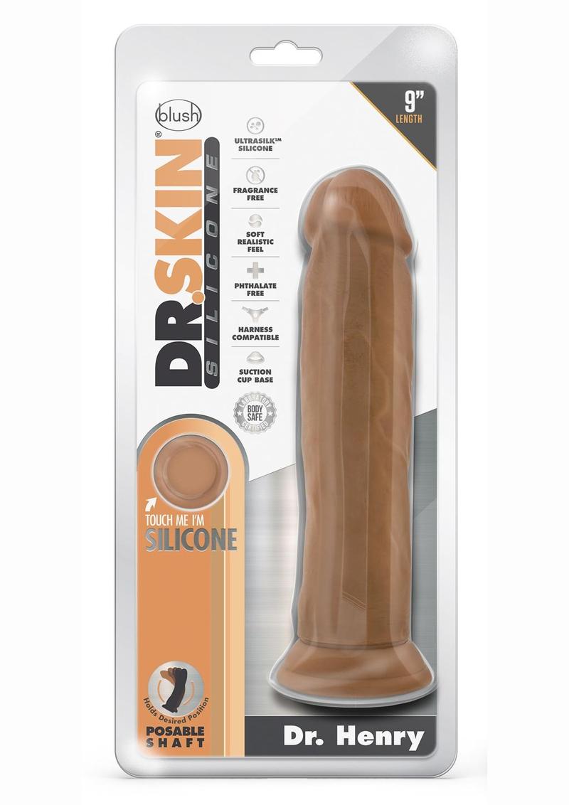 Dr. Skin Silicone Dr. Henry Dildo with Suction Cup