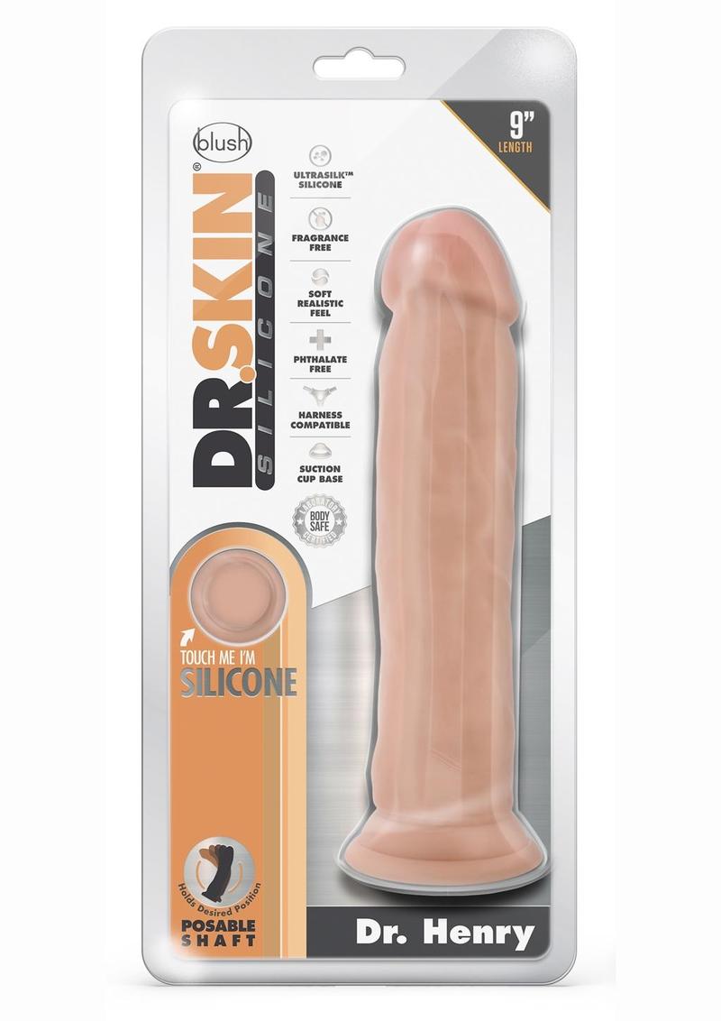 Dr. Skin Silicone Dr. Henry Dildo with Suction Cup