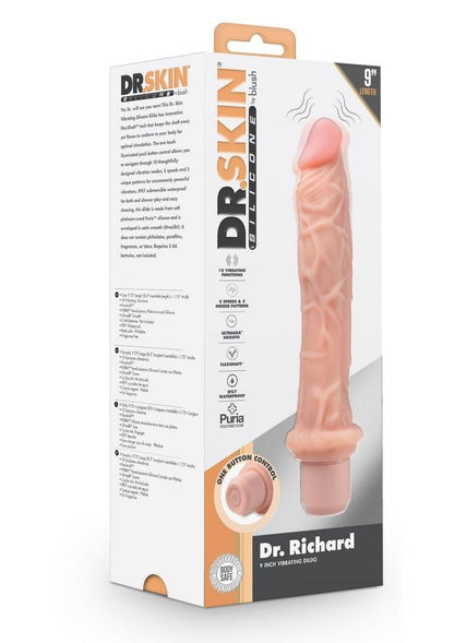 Dr. Skin Silicone Dr. Richard Vibrating Dildo