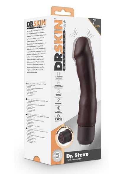 Dr. Skin Silicone Dr. Steve Vibrating Dildo