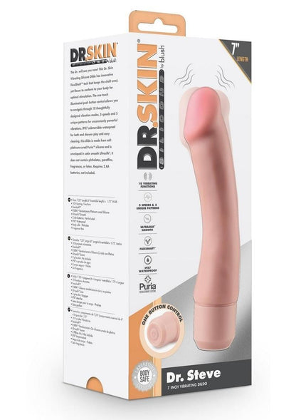 Dr. Skin Silicone Dr. Steve Vibrating Dildo