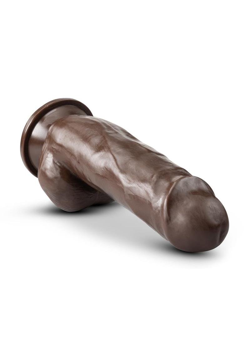 Dr. Skin Plus Girthy Posable Dildo with Balls and Suction Cup