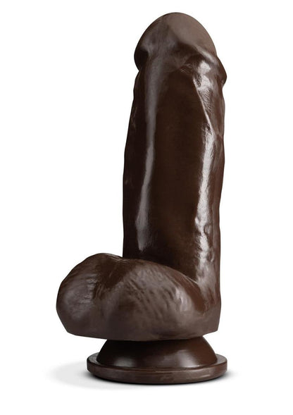 Dr. Skin Plus Girthy Posable Dildo with Balls and Suction Cup