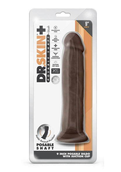 Dr. Skin Plus Thick Posable Dildo with Suction Cup