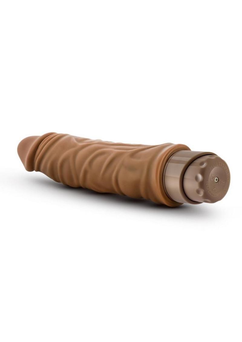 Dr. Skin Cock Vibe 10 Vibrating Dildo - Caramel - 8.5in