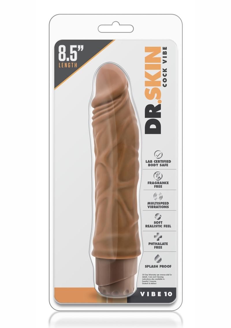 Dr. Skin Cock Vibe 10 Vibrating Dildo