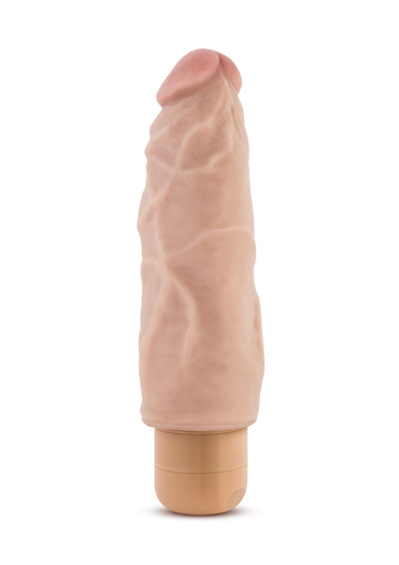 Dr. Skin Cock Vibe 9 Vibrating Dildo - Vanilla - 7in