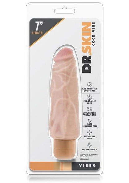 Dr. Skin Cock Vibe 9 Vibrating Dildo