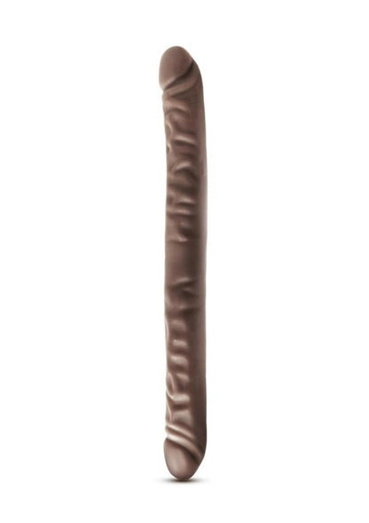 Dr. Skin Double Dildo - Chocolate - 18in