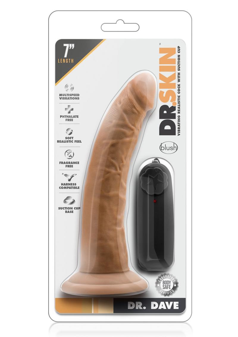 Dr. Skin Dr. Dave Vibrating Dildo with Suction Cup