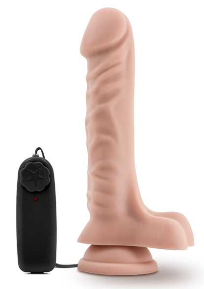 Dr. Skin Dr. James Vibrating Dildo with Balls and Remote Control