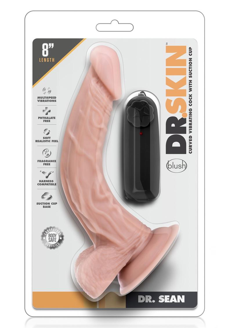 Dr. Skin Dr. Sean Vibrating Dildo with Remote Control