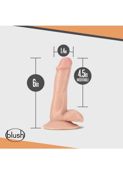 Dr. Skin Dr. Spin Gyrating Dildo with Suction Cup - Flesh/Vanilla - 6in