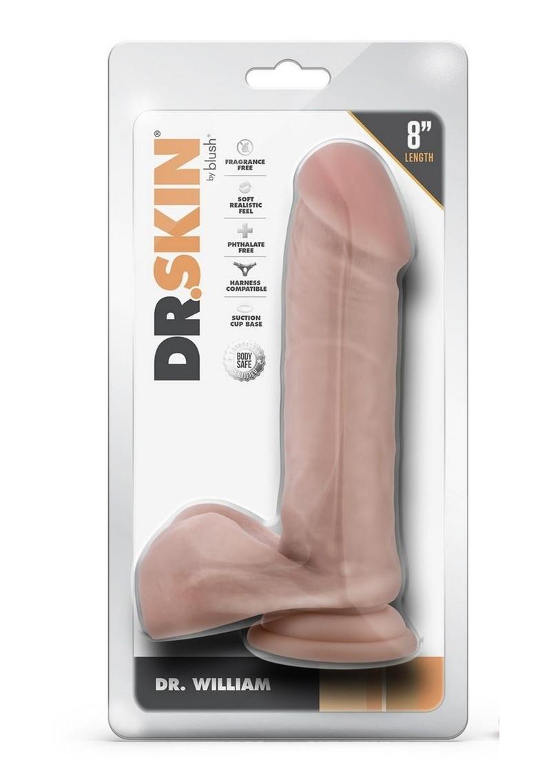 Dr. Skin Dr. William Dildo with Balls and Suction Cup