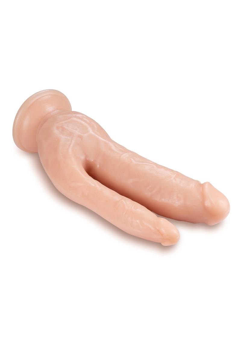 Dr. Skin Dual Penetrating Dildo with Suction Cup